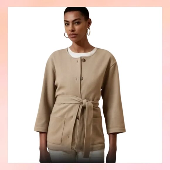 Banana Republic Jackets & Blazers - Women’s Tan Belted Cardigan Jacket